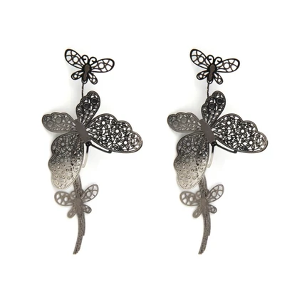 Pillangós hosszú fülbevaló